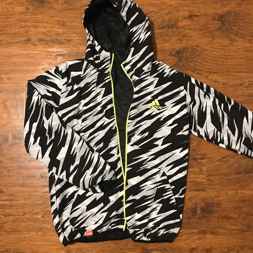 men’s adidas reversible bomber jacket